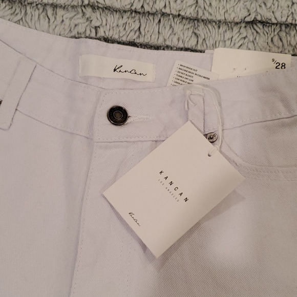 White distressed Kancan jeans size 28 - Picture 2 of 10